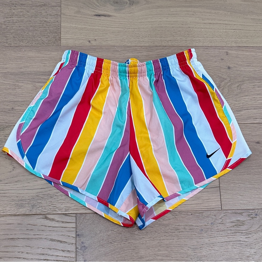 Striped Nike shorts